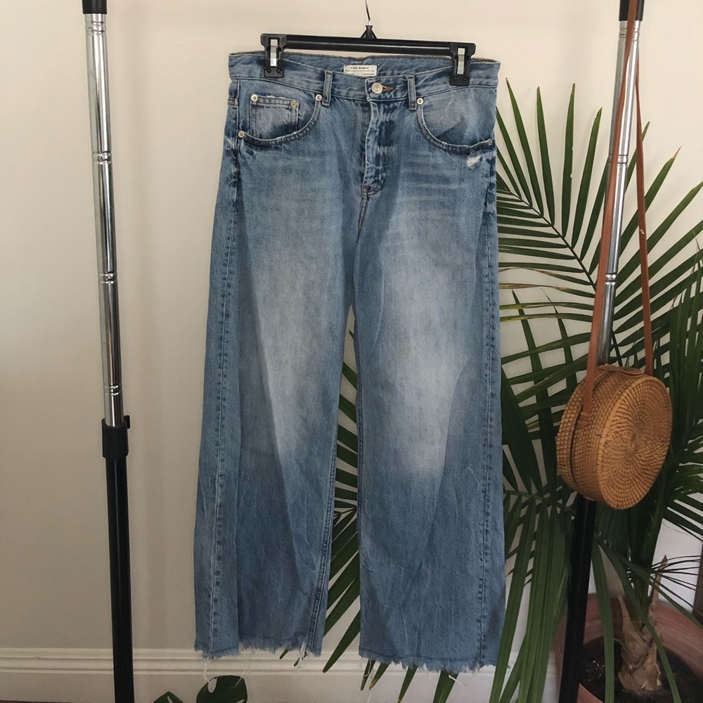 Zara wide leg jeans
